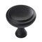 Amerock Arden 1-1/4 inch (32mm) Diameter Matte Black Cabinet Knob, 10PK 10VMP37340MB - alternate 1