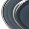 Martha Stewart 4 Piece 8.3 Inch Round Stoneware Salad Plate Set in Blue Speckle 116193.01 - alternate 2