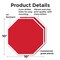 Signmission Blank Sign Red Background, 10 inch X 10 inch, Plastic Sign, 2PK OC-P-2PACK-10-28 - alternate 2
