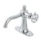 Kingston Brass One-Handle Single-Hole Bathroom Faucet with Knurled Handle and Push Pop-Up Drain, Polished Chrome KSD3541RKZ - alternate 1