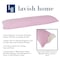 Lavish Home Memory Foam Body Pillow for Side Sleepers, Back Pain, Pregnant Women, Aching Legs and Knees, Pink 82-TEX1000 - alternate 2