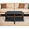 Homeroots 35" Gray Square Coffee Table With Shelf 521627 - alternate 1