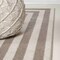 Jonathan Y Bandol Modern Classic Mitre Stripe Brown/Ivory 4 ft. x 6 ft. Area Rug MOH211A-4 - alternate 2