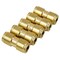Mytee Products DOT Union Connector Brass Push-Lock Air Brake Fitting 1/2in/1/4in and 3/8in Tub... MP-ABF-UNION-121438-KIT - alternate 2