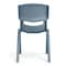 Flash Furniture Plastic Stacking School Chairs with 12 in Seat Height in Dusty Blue, 2PK 2-YU-YCX-001-DSTYBL-GG - alternate 2