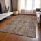 Homeroots 10' X 14' Brown Gray And Charcoal Oriental Washable Indoor Outdoor Area Rug 582121 - alternate 2