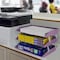 Acrimet Facility 3 Tier Letter Tray Side Load Letter Size Desktop File Organizer Plastic Solid Blue 255.LO - alternate 2