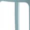 Homeroots Set of Four 26" Baby Blue Heavy Duty Plastic Low Back Outdoor Counter Height Bar Chairs 565356 - alternate 2