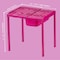 Lockermate Adjust-A-Shelf Locker Shelf & Organizer, Extends to Fit Your Locker, Includes Storage Drawer, Pink 5025-FCH - alternate 2