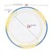 Smarty Had A Party White w/Blue and Gold Harmony Rim Plastic Dinnerware Set (120 Dinner Plates+120 Salad Plates), 240PK 600VP-CASE - alternate 2