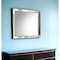 Homeroots 32" Platinum Wood Framed Mounted Dresser Mirror 486446 - alternate 2