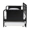 Baxton Studio Lucera Bobbin Daybed with Trundle, Twin, Black 263-14372-14374-ZORO - alternate 2