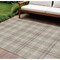Homeroots 8' X 10' Beige Ivory And Green Plaid Washable Indoor Outdoor Area Rug 597078 - alternate 1