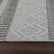 Homeroots 4' X 6' Beige And Gray Striped Distressed Indoor Outdoor Area Rug 559069 - alternate 3