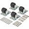 Eaton Tripp Lite Series SmartRack Rolling Caster Kit, 4 pack SRCASTER - alternate 1