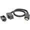 Tripp Lite HIGH-SPEED HDMI WITH ETHERNET ALL-IN-ONE KEYSTONE/PANEL MOUNT EXTENSION CABLE M P162-001-KPA-BK - alternate 1