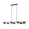 Z-Lite Realm Sphere 7 Light Linear Chandelier, Matte Black, 54 In W 7517-7L-MB - alternate 1