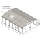Arrow 20 x 29 x 7 ft Charcoal Carport CPHC202907 - alternate 2