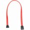 Rocstor PREMIUM 12IN 30CM SATA TO RIGHT ANGLE 90 DEGREES SATA CABLE - SATA 3.0 6GBPS B Y10C862-RD - alternate 2
