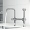 Vigo Cass Single Handle Bridge Kitchen Faucet with Side Sprayer VG02050CH - alternate 2