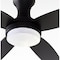 Afx Banks - 52in 3 Blade LED Ceiling Fan - Black Finish - Wall Control Type BNKN523LDCBKBK-WS - alternate 3