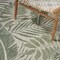 Homeroots 3' X 5' Green And Ivory Palm Leaf Indoor Outdoor Area Rug 554899 - alternate 2