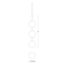 Afx Baroque - LED Pendant - 32in - Light Antique Brass BRQP32LAJUDLB - alternate 2