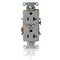 Leviton Dup Rec 20A 125V Self-Gr Gry L5362-GY - alternate 1