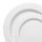 Smarty Had A Party White Pearl String Round Disposable Plastic Dinnerware Value Set, 240PK 8870-WHVP-CASE - alternate 4