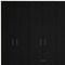 Homeroots 71" Black and White Single Drawer Combo Dresser 403745 - alternate 2