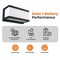Beyond Solar Lunix Series Solar Wall Pack Light - 2000 Lumens, Anti-Glare, PIR Motion Sensor, IP54, 4000K CCT 790118 - alternate 2