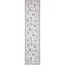 Jonathan Y Catmosphere Festive Feline Floral Border Non-Slip Machine-Washable Ivory 2 ft. x 8 ft. Runner Rug ANM100E-28 - alternate 1