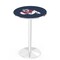 Holland Bar Stool Co 36" Chrome Fresno State Pub Table, 36" dia. Top L214C3636FresSt - alternate 1