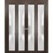 Sartodoors Sliding Closet Double Bi-fold Doors Planum 2102 Solid Core Modern Interior PLANUM2102DBF-CA-72 x 96 (4* 18x96) - alternate 1