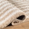 World Rug Gallery Abstract Arch Shag Area Rug 4 ft x 6 ft Beige WR121BEIGE4X6 - alternate 2