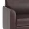 Flash Furniture HERCULES Diplomat Brown LeatherSoft Chair with Clean Line-Stitched Frame and Chrome Legs BT-827-1-BN-CHR-GG - alternate 2
