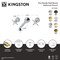 Kingston Brass Double-Handle Wall Mount Bathroom Faucet, Polished Nickel KS7126BEX - alternate 2