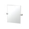 Gatco Waterline 24" Frameless Rectangle Mirror, Satin Nickel 5599SM - alternate 1