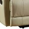 Homeroots 76in Beige Faux Leather Manual Reclining Love Seat With Storage 329415 - alternate 2