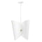 Z-Lite Salone 1 Light Pendant, Matte White/Matte White Outer, Gold Inner, 18 In W x 19.5 In H 1951P18-MW - alternate 2