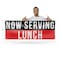 Signmission Now Serving Lunch, 24 Inch x 72 Inch, Vinyl Banner B-72-30765 - alternate 3