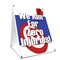 Signmission We Aim For Zero Injuries, 36 Inch x 24 Inch A-frame Yard Sign, Plastic Sign SBC-2436-We Aim For Zero Injuries - alternate 1