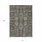 Homeroots 10' X 14' Gray Silver And Beige Oriental Washable Indoor Outdoor Area Rug 582079 - alternate 2