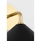 Mitzi Marnie 1 Light Wall Sconce 8.5 In. Aged Brass/Black H139101-AGB/BK - alternate 3