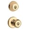 Kwikset Knob Lockset, 3 Grade, Keyed Key, Polished Brass, 238 x 234 in Backset, K6 Keyway 690T3RCLRCSK6BX - alternate 1