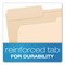 Pendaflex Reinforced Top File Folders, 1/3-Cut Tabs: Assorted Positions, Legal Size, Manila, 100PK R753 1/3 - alternate 2