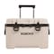 Igloo Trailmate Series 0034940 Wheeled Cool Box, 52 qt Cooler, Plastic, Bone, 5 day Ice Retention 34940 - alternate 1