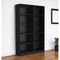 Homeroots 71" Black Five Tier Bookcase 546337 - alternate 2