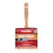 Wooster 4-3/4" Flat Sash Firm, Polyester Bristle, Paint Brush, Threaded Hardwood Handle F5119-4 3/4 - alternate 1