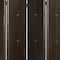 Homeroots 84" Brown Faux Leather Folding Four Panel Screen Room Divider 277094 - alternate 2